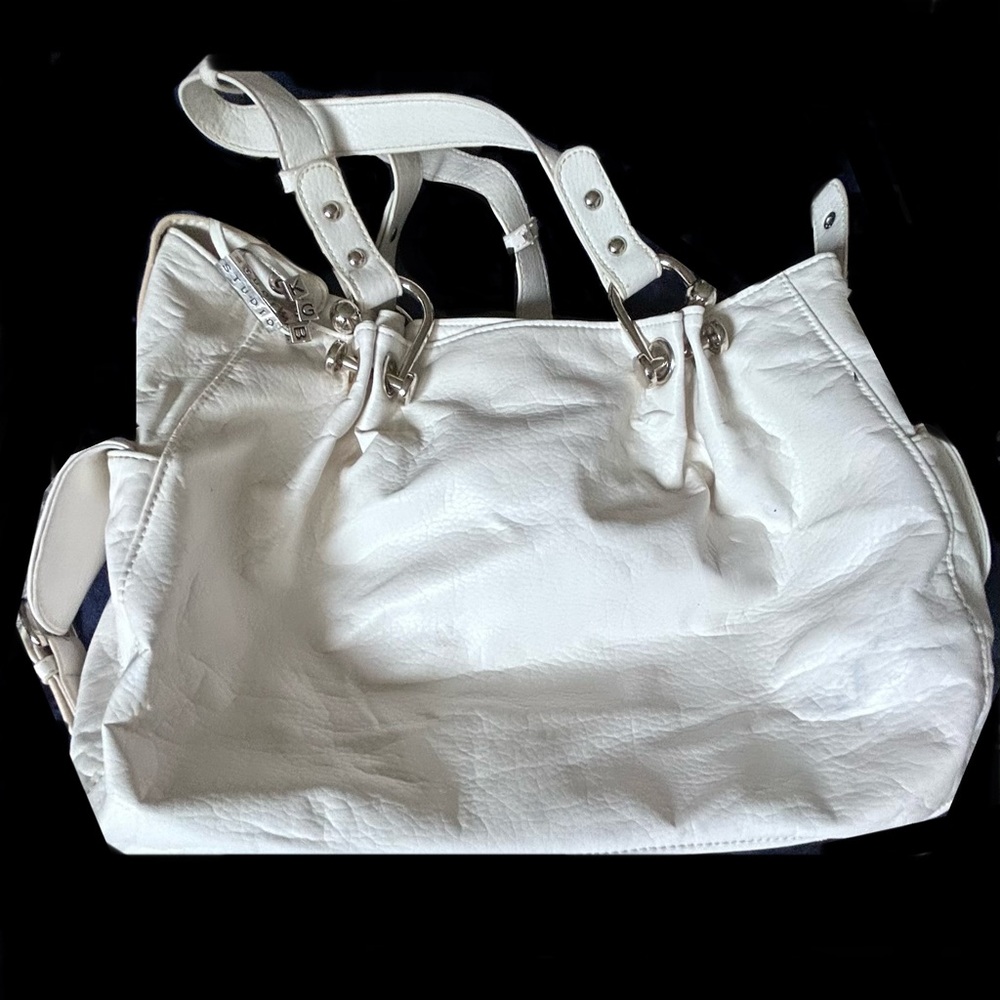 KGB Studio white hand bag